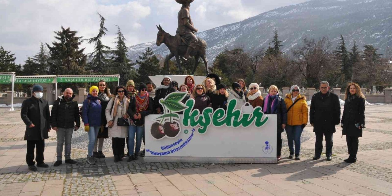 Akşehir Erasmus Projesi kapsamında Türkiye’ye gelen öğretmenleri ağırladı