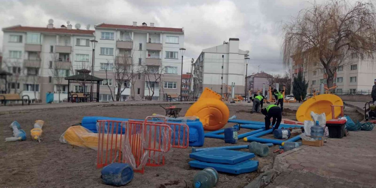 Sincan’da oyun parkları yenileniyor