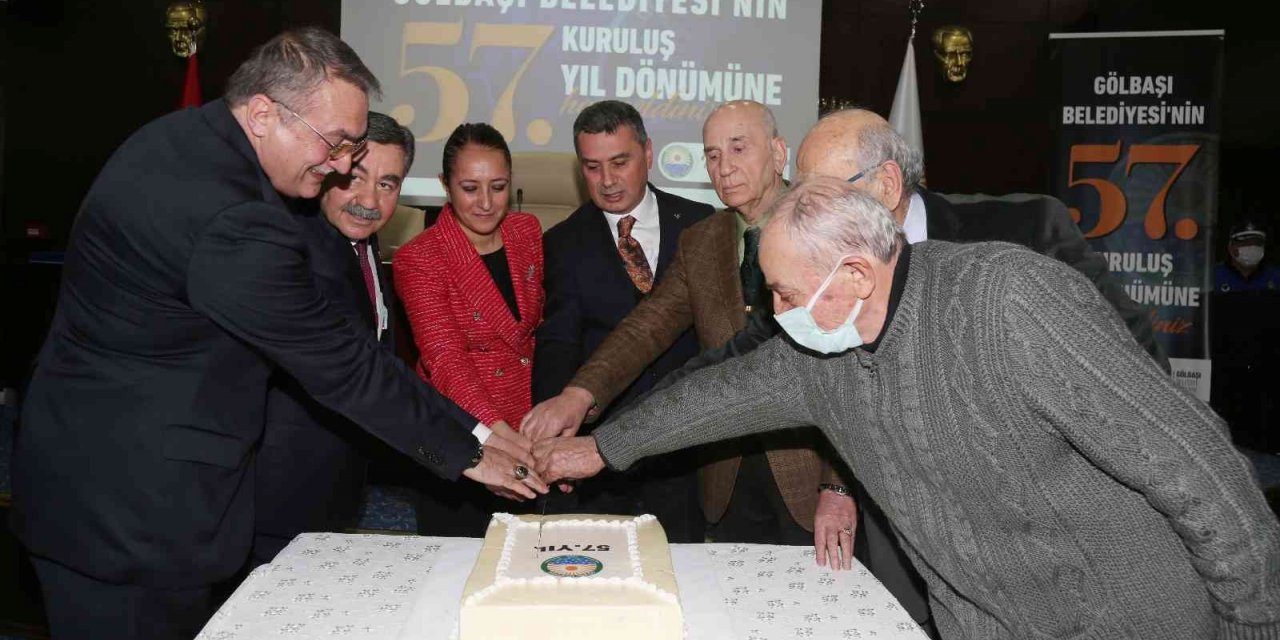 Gölbaşı Belediyesi 57’nci yaşını kutladı