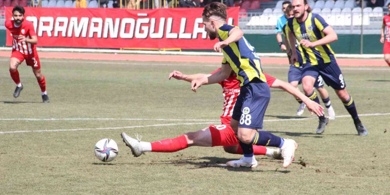 TFF 3. Lig: Karaman Belediyespor: 1 - Fatsa Belediyespor: 1