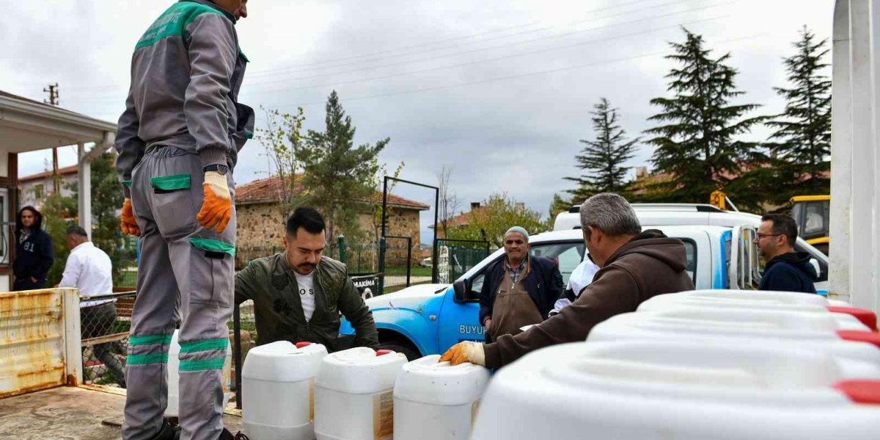 Çiftçilere sıvı gübre desteği bayram öncesi tamamlandı