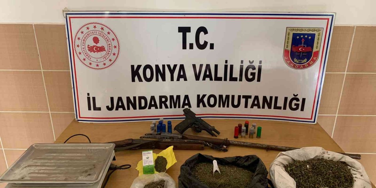 Hüyük’te jandarma zehir tacirlerine geçit vermiyor