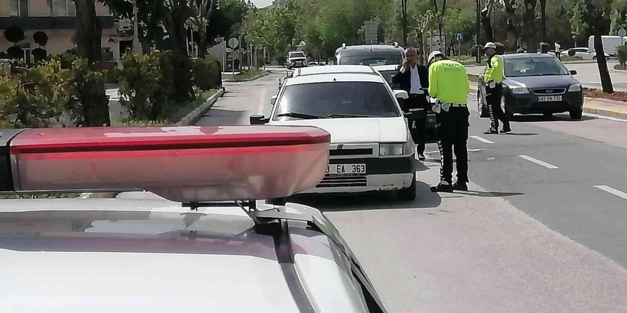 Aksaray’da bayram öncesi başlatılan trafik denetimleri devam ediyor