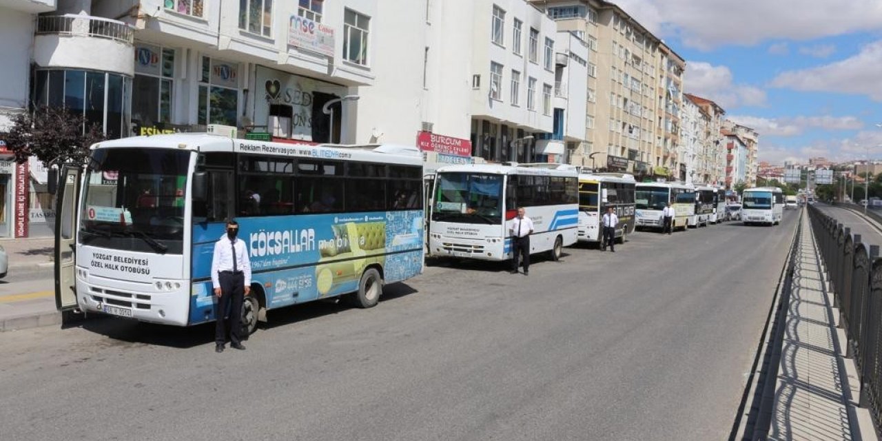 Yozgat’ta dolmuş ücretlerine zam geldi