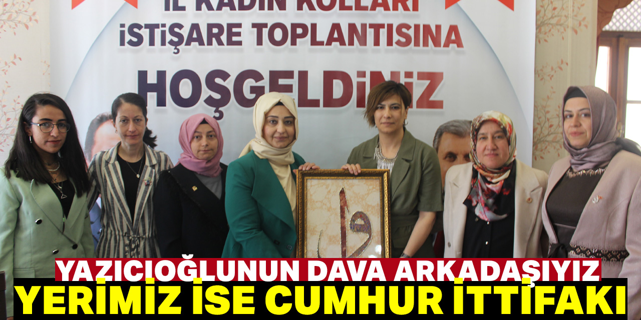 BBP'li kadınlar, "Milletimiz için Cumhur İttifakı'nın içindeyiz"