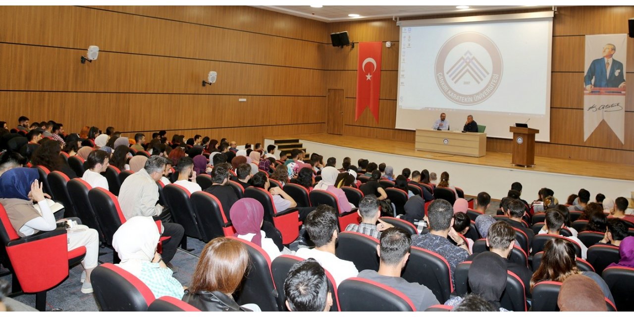 ÇAKÜ’de iş dünyasının deneyimleri öğrencilere aktarıldı