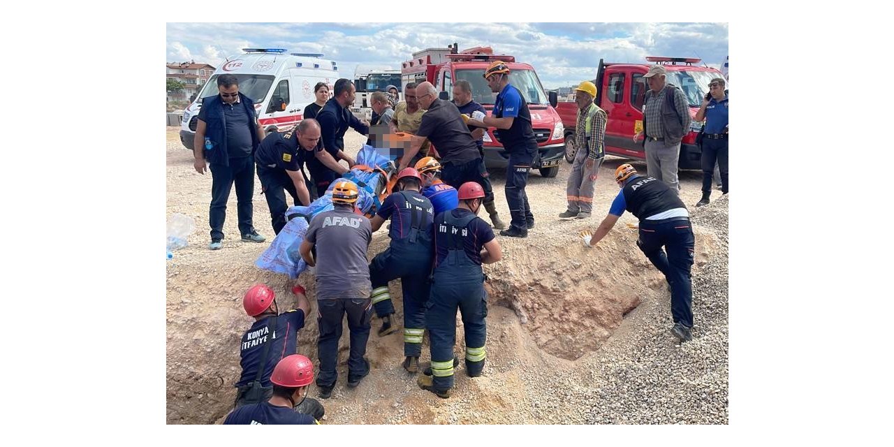 Toprak altında kalan işçi hayatını kaybetti