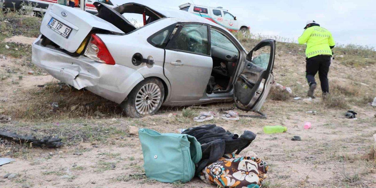 Aksaray’da otomobil takla attı: 1 ölü, 6 yaralı