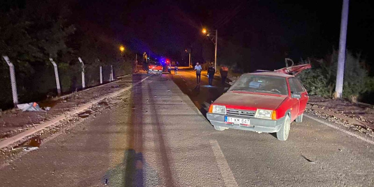 Konya’da otomobiller çarpıştı: 1 yaralı