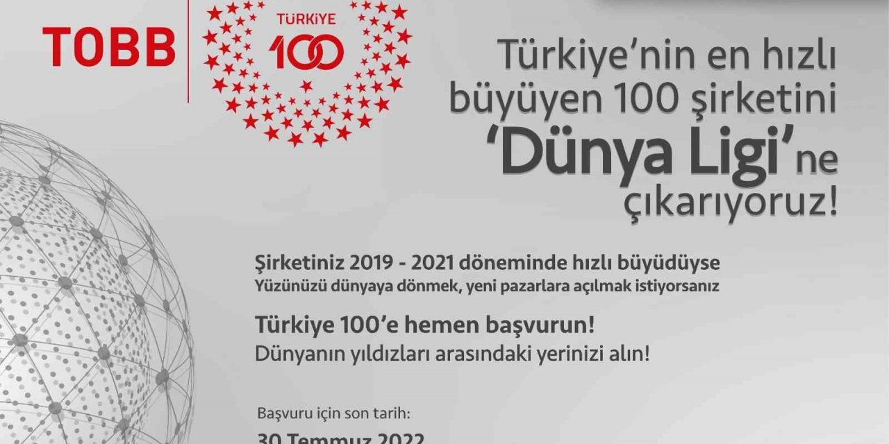 Türkiye’nin en hızlı büyüyen şirketlerini belirlemek için başvurular başladı