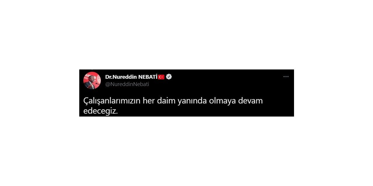 Bakan Nebati: "Çalışanların yemek kartlarına yüklenen bir günlük yemek bedeli için 34 TL’lik istisna tutarını 1 Temmuz’dan itibaren 51 TL’ye çıkardık"