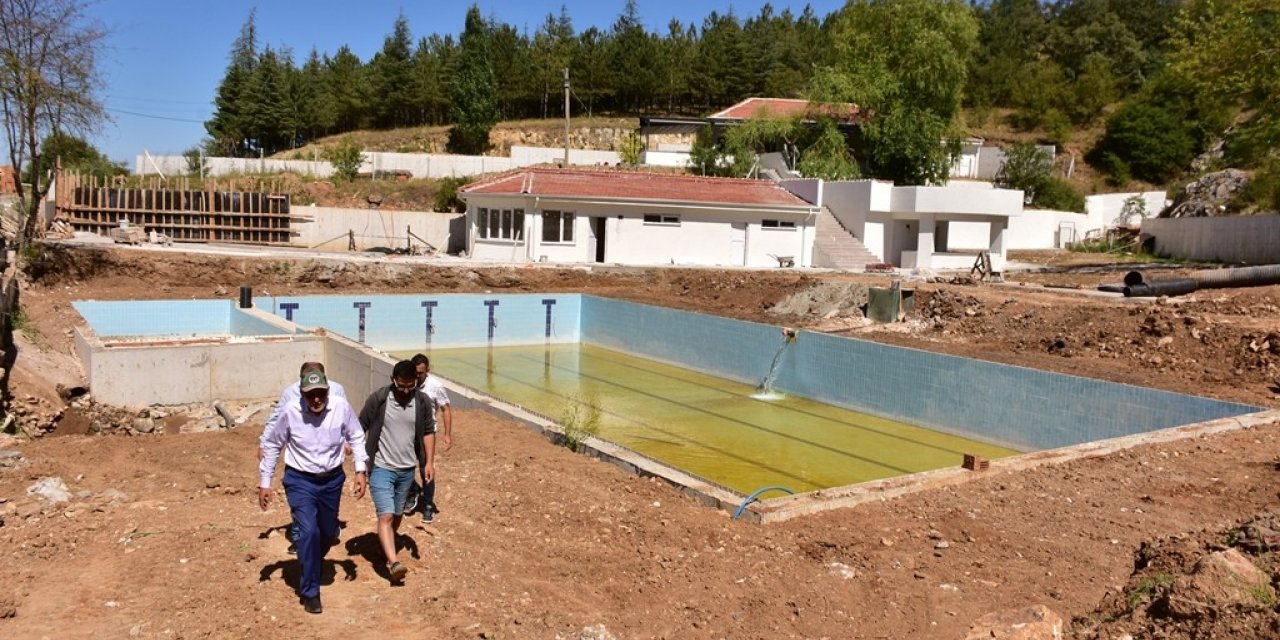 İnönü Yukarı Ilıca Havuz ve Ilıca Park Piknik Alanında sona yaklaşıldı