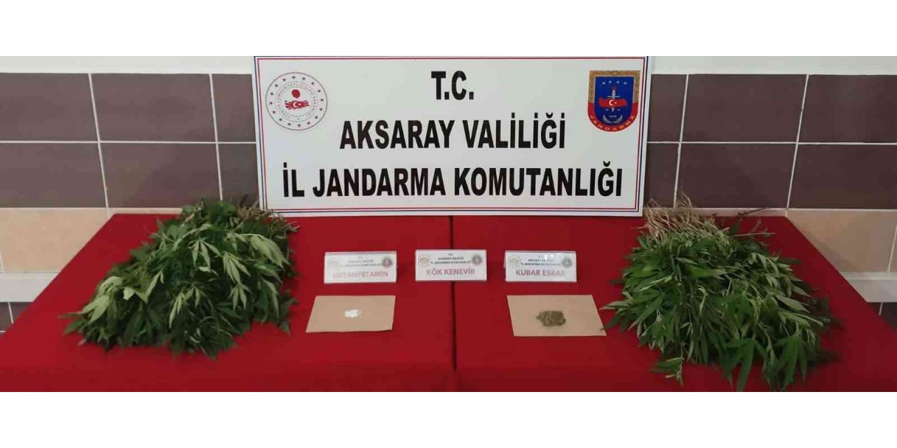 Aksaray’da jandarmadan uyuşturucu operasyonu