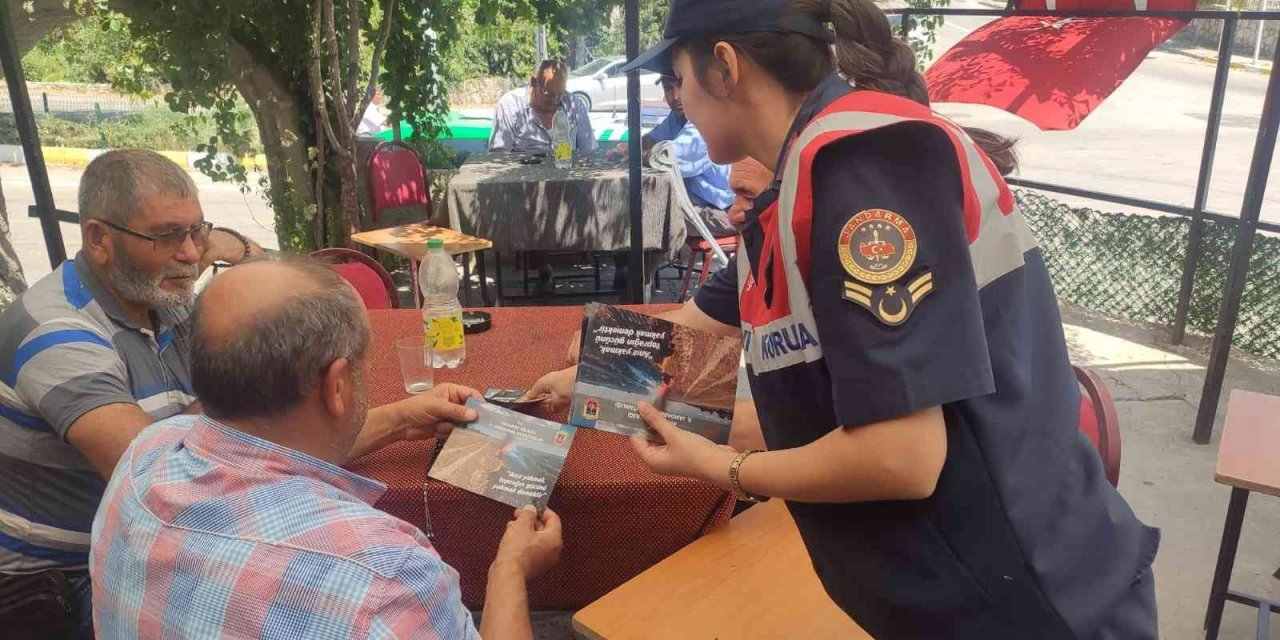 Orman yangınlarına karşı jandarma önlemi