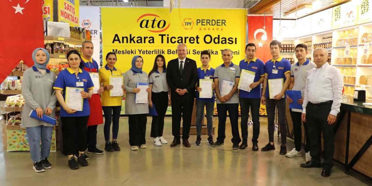 ATO’nun mesleki yeterlilik çalışmaları perakendecilik sektörü ile devam ediyor