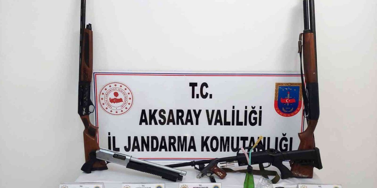 Oto tamirci dükkanında uyuşturucu ve silah ticareti