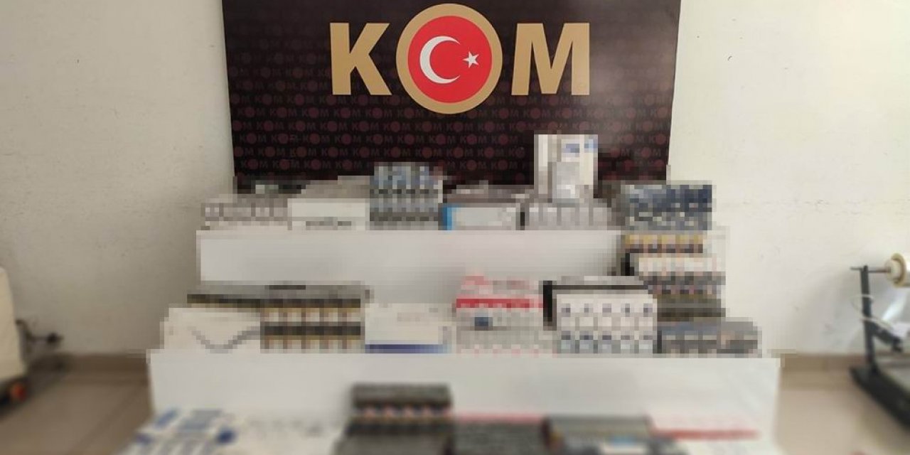 Konya’da 2 bin paket kaçak sigara ele geçirildi