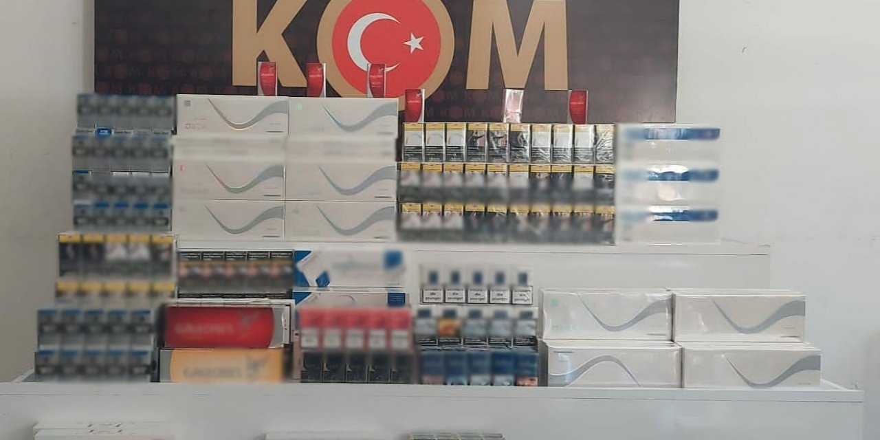 Konya’da 3 bin 485 paket kaçak sigara ele geçirildi