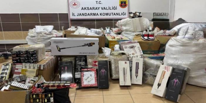 Aksaray’da Jandarmadan Kaçakçılığa Büyük Darbe