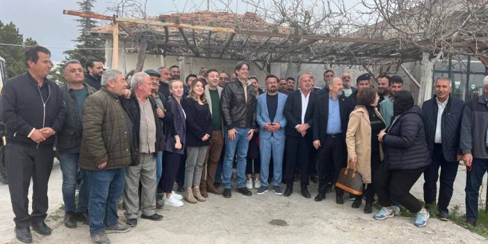 CHP Heyeti Eskil’de Çiftçilerle Buluştu: Sorunlar Yerinde Dinlendi